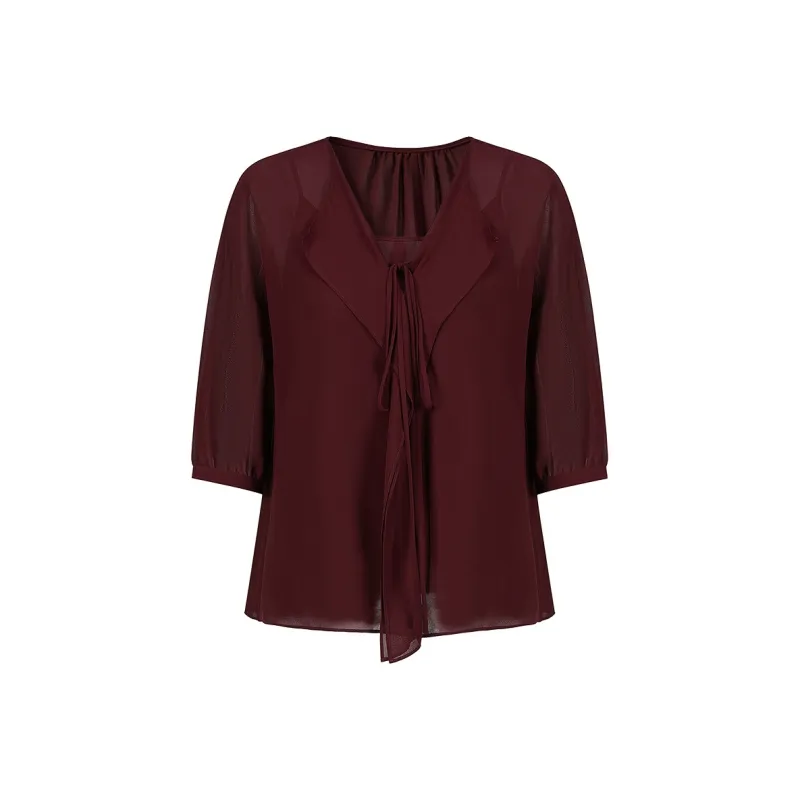 JZ. ANNAKRO Chiffon Shirt Women's-0