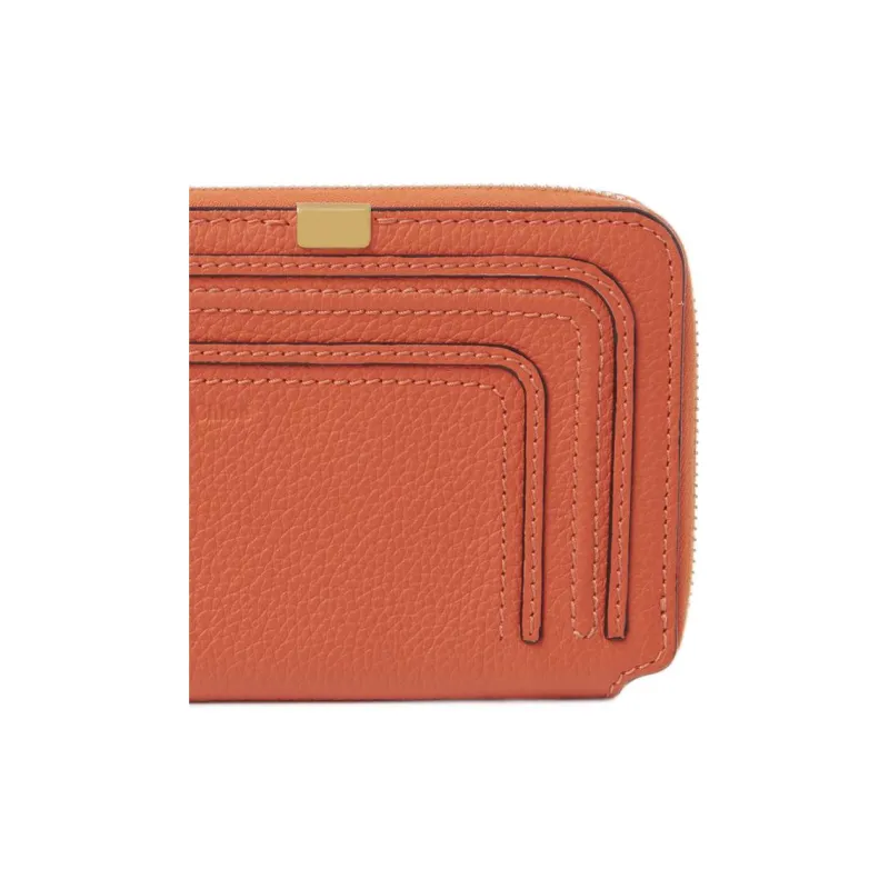Chloe Marcie Grained Calfskin Wallet Women's-4