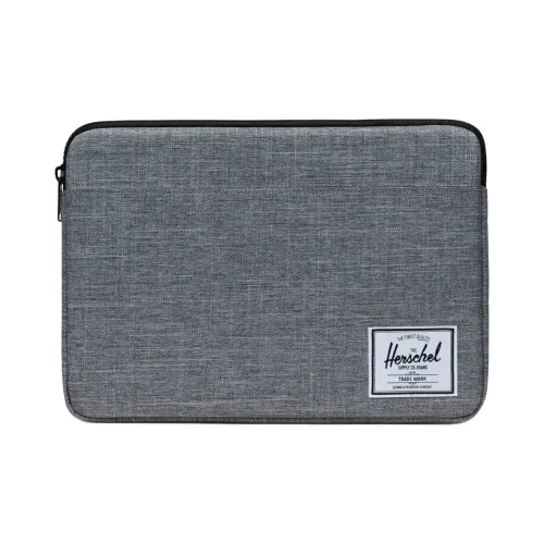 Herschel Recycled Fabric Clutch Storage Bag Laptop Bag Unisex Gray
