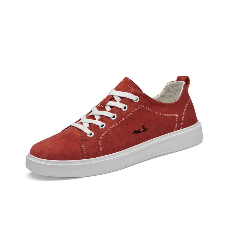 British Knights Slip Resistant Low Top Skateboard Shoes Men's Red-6