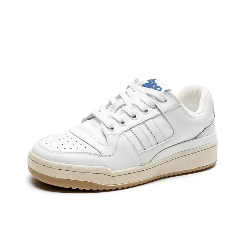 Snow Know The Answer SKTA Lightweight And Breathable Low Top Skateboard Shoes Men's White-2