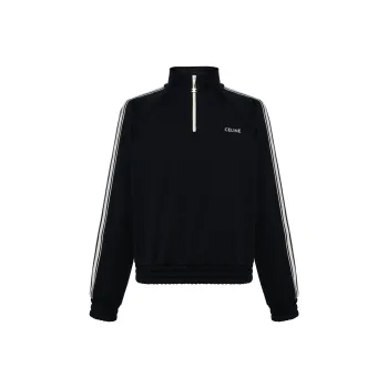 CELINE Trucker Sweatshirt In Double Face Jersey