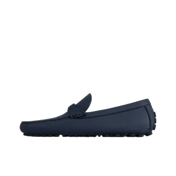 LOUIS VUITTON Silverstone Gommino Loafers Men's Dark Blue