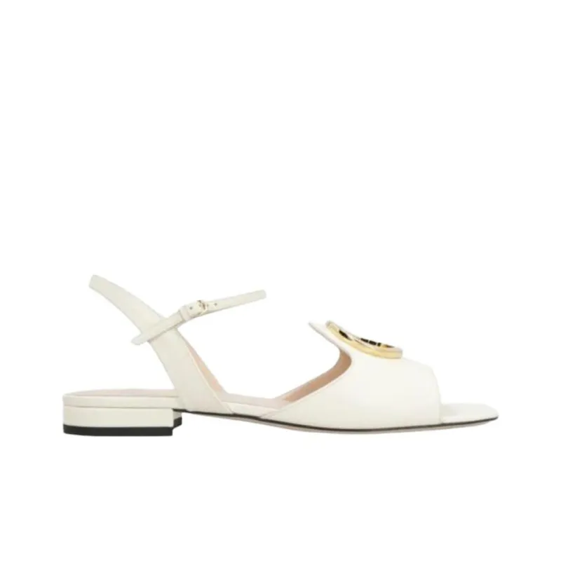GUCCI Strap Sandals Women's White-1