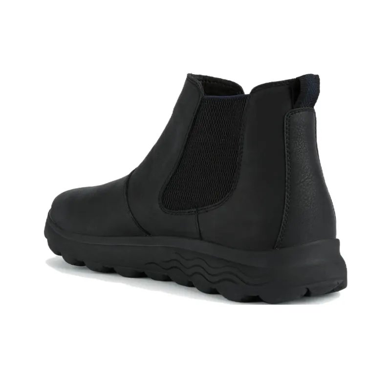 GEOX Spherica Ankle Length Chelsea Boots Men's Black-2