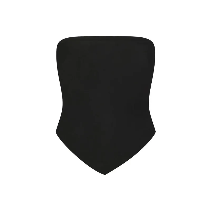 SKIMS SUMMER MESH HANDKERCHIEF TOP Strapless Top Women's ONYX/Onyx-0