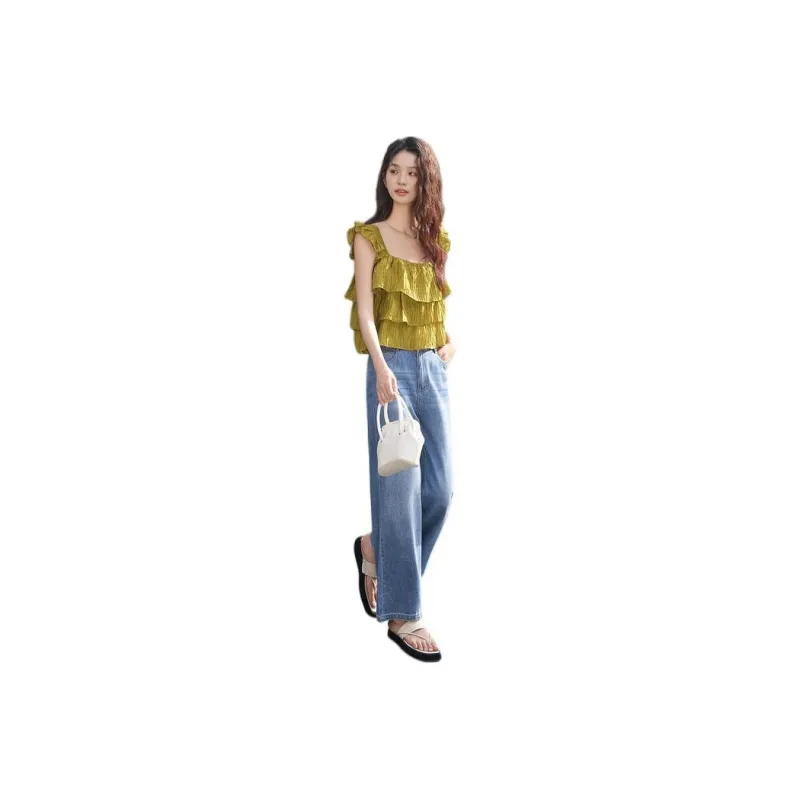 【dme】 Camisole Women's Mustard Yellow-0