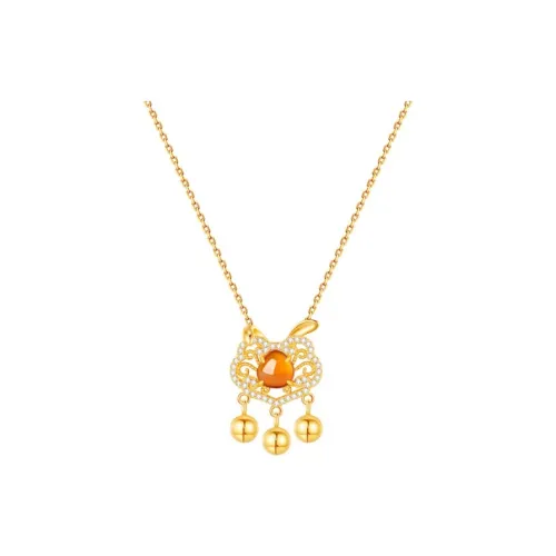 KING TAI SANG S925 Silver Necklaces Women's