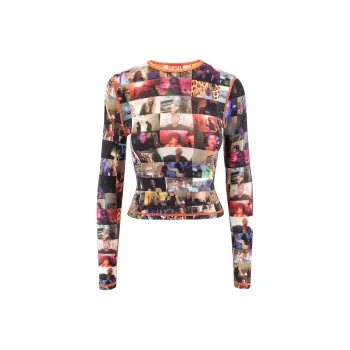 DIESEL Photo Printed Crewneck Top