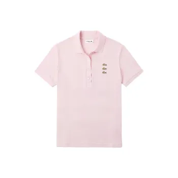 LACOSTE Polo Shirt Women's Pink