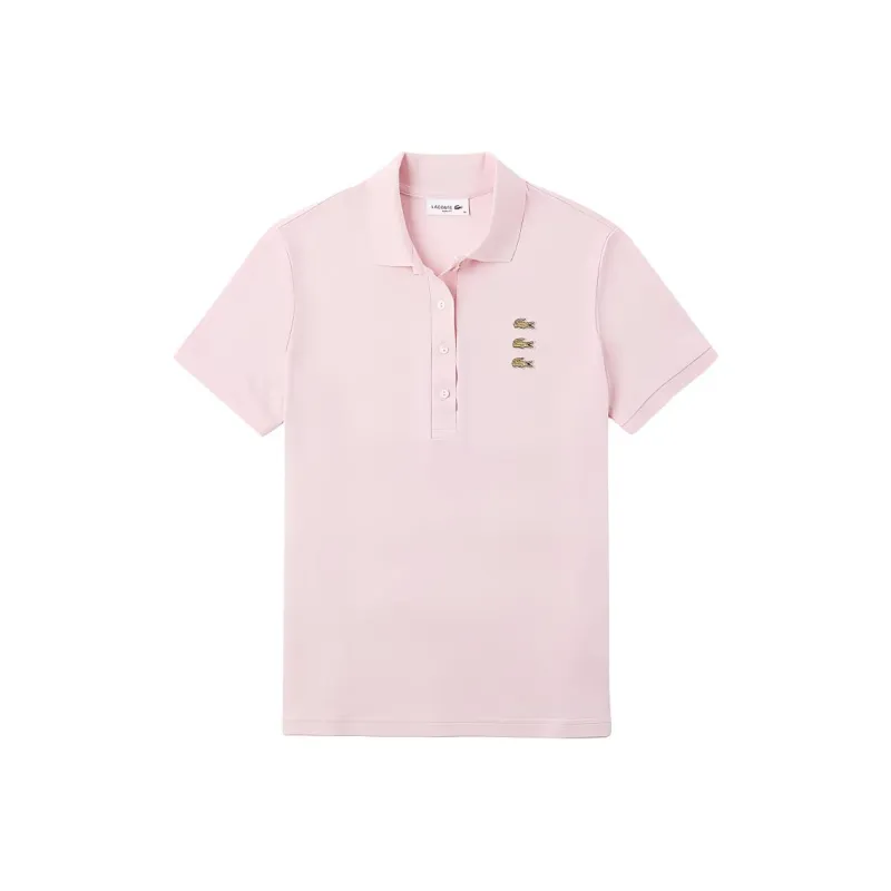 LACOSTE Polo Shirt Women's Pink-0