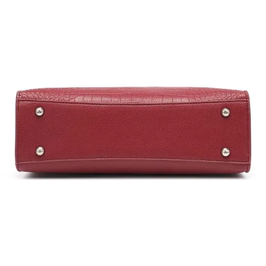 CLEVER& KETCH PU Shoulder Bag, Crossbody Bag, Handbag Women's Apricot/Red-9