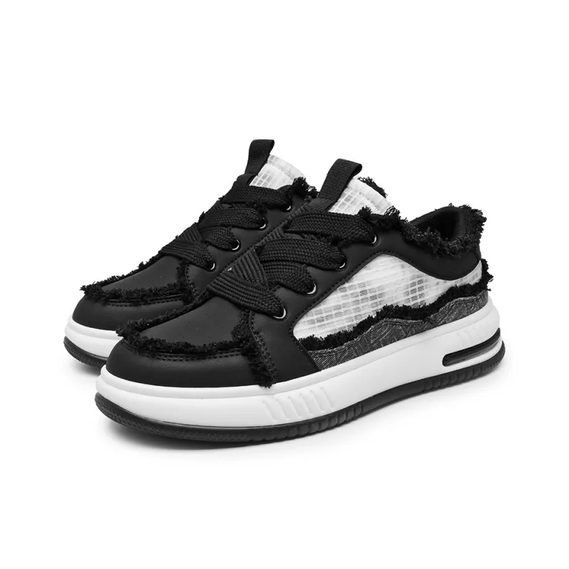 Hong Kong Meng Slip Resistant, Abrasion Resistant, Breathable Low Top Skateboard Shoes Men's-2