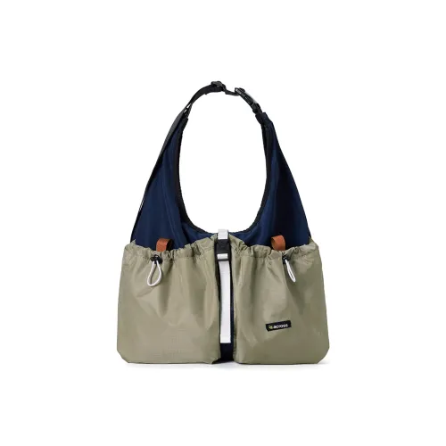 ACROSS Polyester Sports Hobo Crossbody Bag, Shoulder Bag Large Size Unisex Multicolor