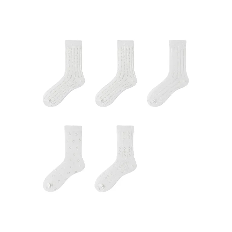 H YXIANG Mid Calf Socks Women's Combo Set-26