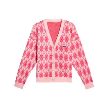 Zeng Xiaoxian Knitwear Women's Semi Transparent Pink