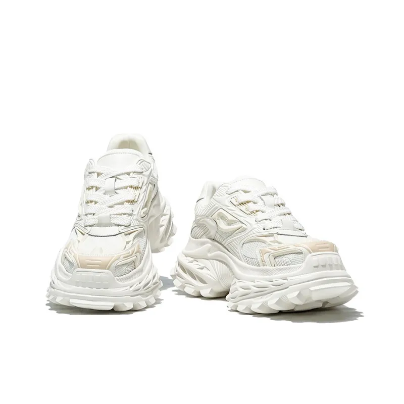 MOERBAI Lava Series Breathable Height Increase Low Top Chunky Sneakers Men's-3