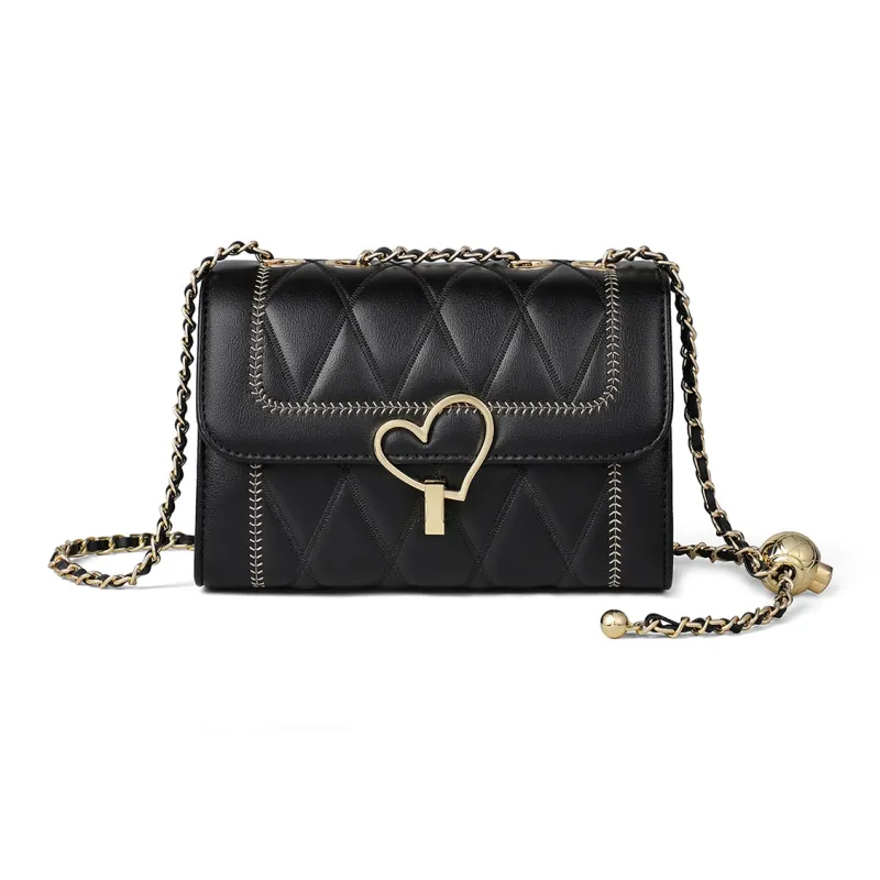 EBLAN Synthetic Leather Shoulder Bag, Crossbody Bag Regular Women's Black-3