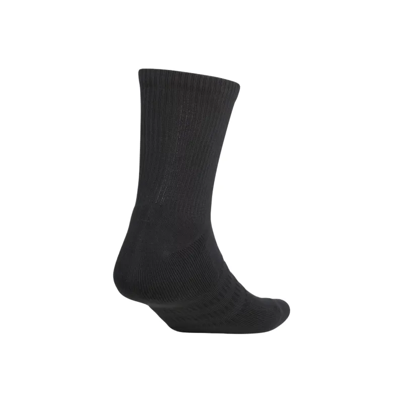 Adidas Half CrewLengthSolidLogo Mid Calf Socks Men's 1 Pack Black-1
