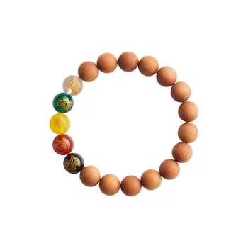 JIUHUASHAN Peachwood Bracelets Unisex