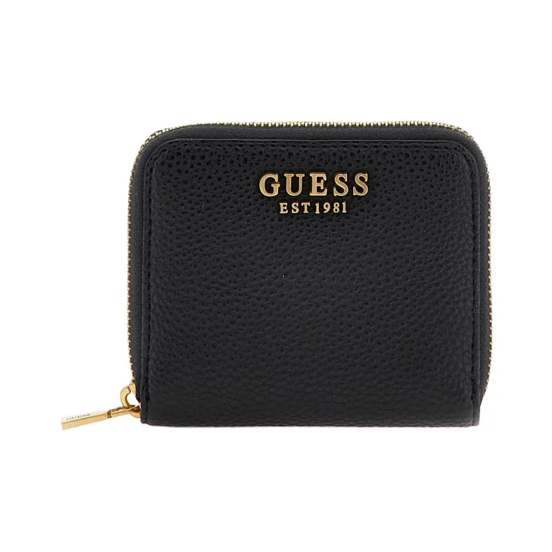 GUESS Artificial Leather Wallet Small Size Women's Black-2