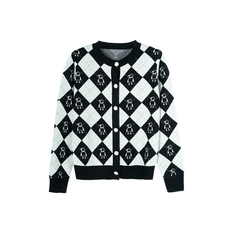 MISSSHINE Knitwear Women's Black/White-0