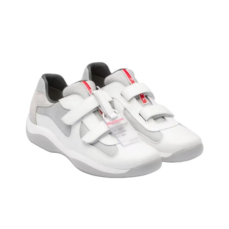 PRADA America's Cup Low Top Casual Shoes Men's White-1