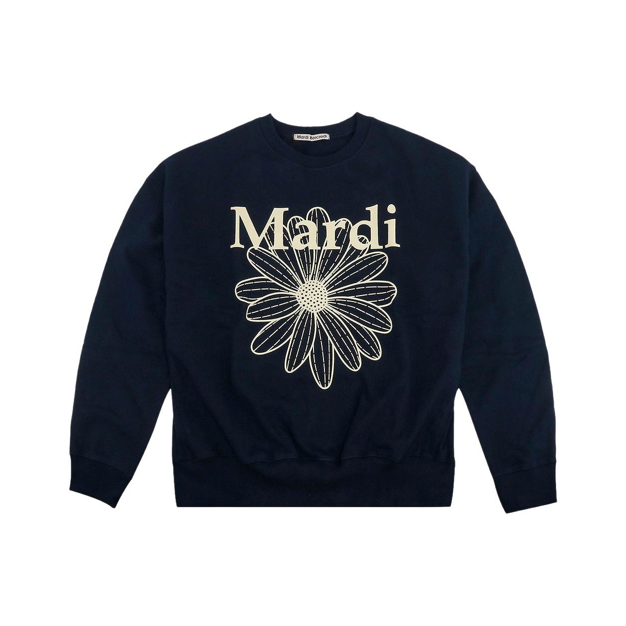 MARDI MERCREDI Flower Sweatshirt Diamond Black (Honeysuckle