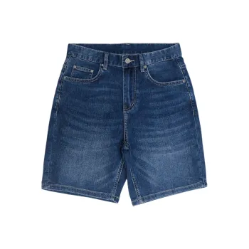 DANIUCHUANSHUO Denim Shorts Men's Blue
