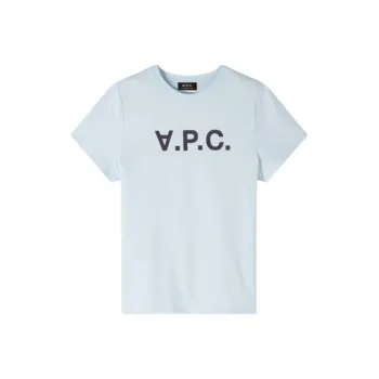 A.P.C T-Shirt Women's Light Blue