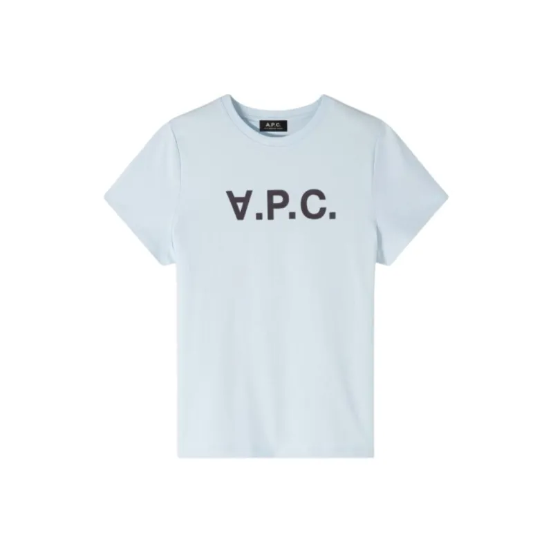 A.P.C T-Shirt Women's Light Blue-0