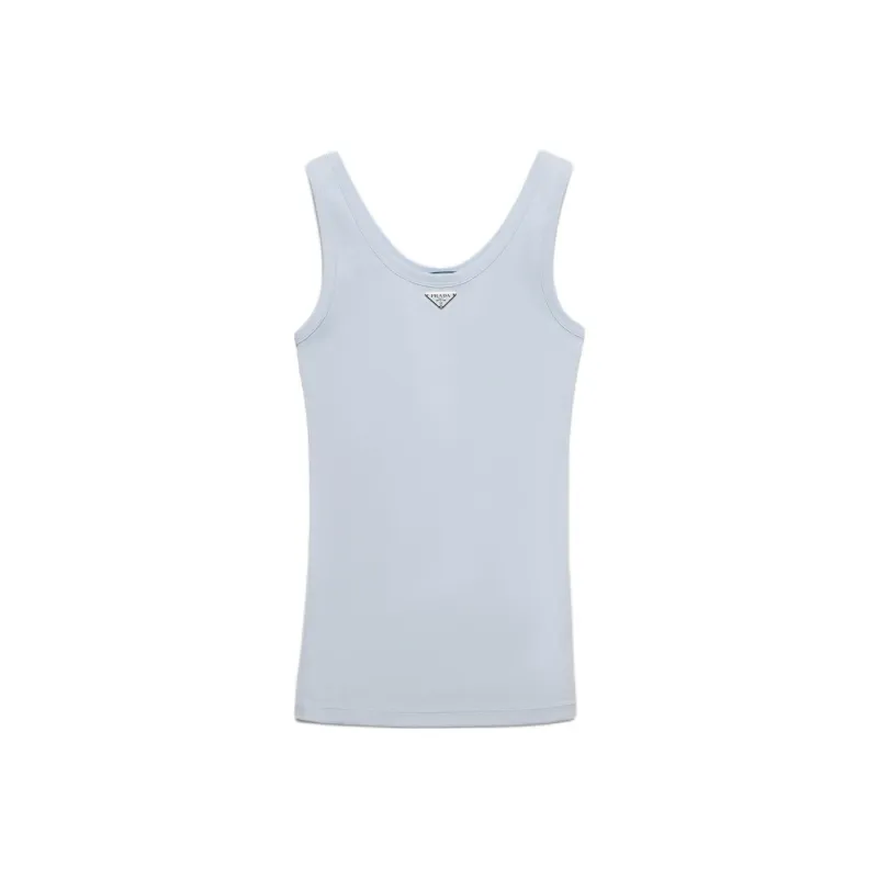PRADA Tank Top Women's Sky Blue-0