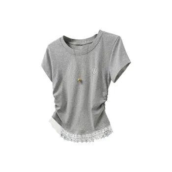 TOUCH T Shirts Women's Gray