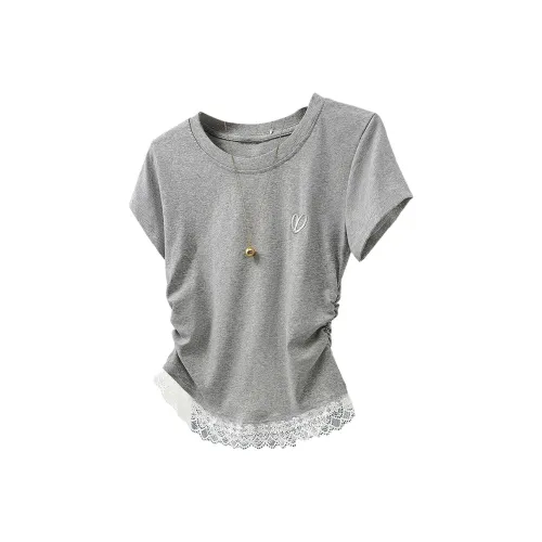 TOUCH T Shirts Women's Gray