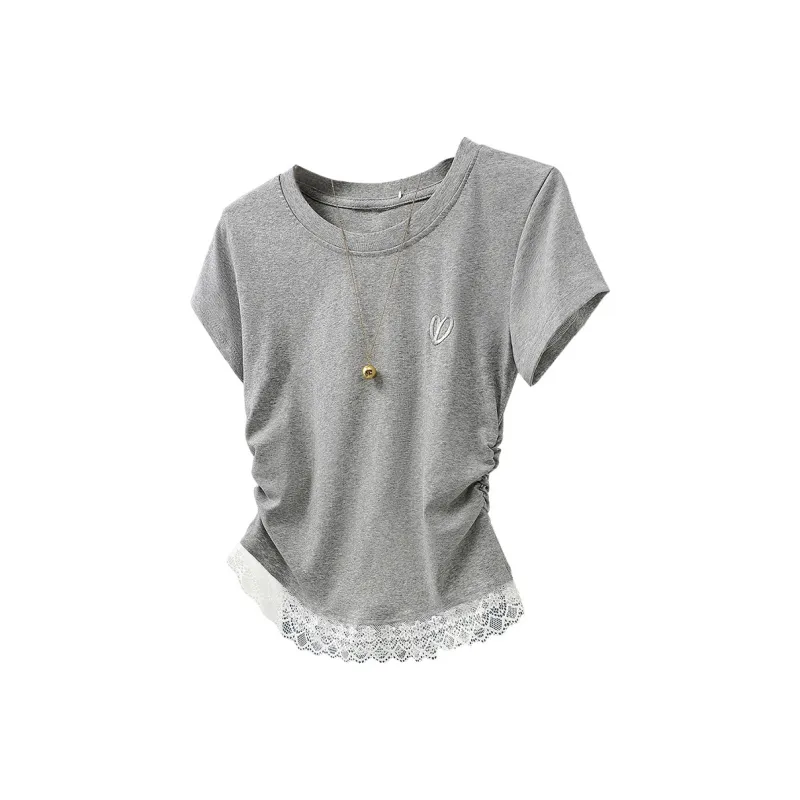 TOUCH T Shirts Women's Gray-0