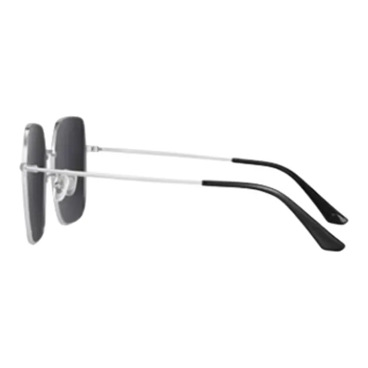 PULAIS Plate Alloy Frame Square Sunglasses Unisex Multicolor-6
