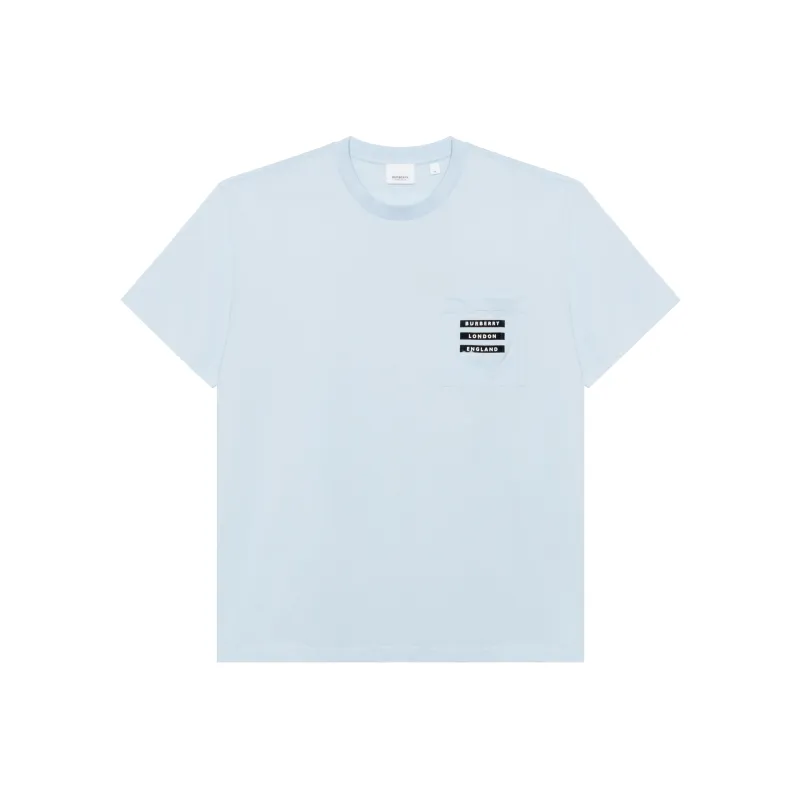 Burberry T-Shirt Men's Light Blue-0