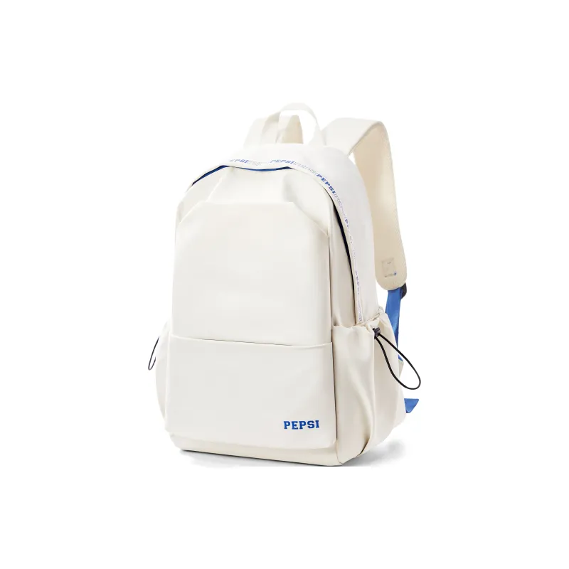 Pepsi Fabric Backpack Laptop Backpack Unisex Black/White-6