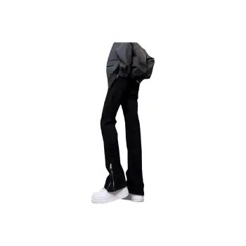 Glona Klio Jeans Unisex Black Side Zipper 033