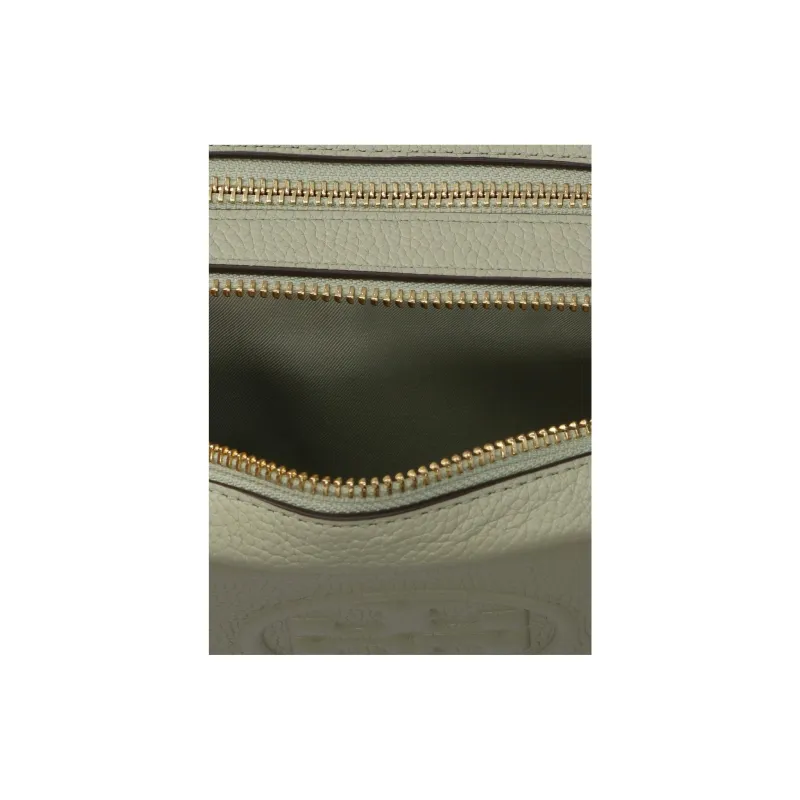 TORY BURCH PerryBOMBÉ Leather Camera Bag, Crossbody Bag, Shoulder Bag Mini Women's Green-3