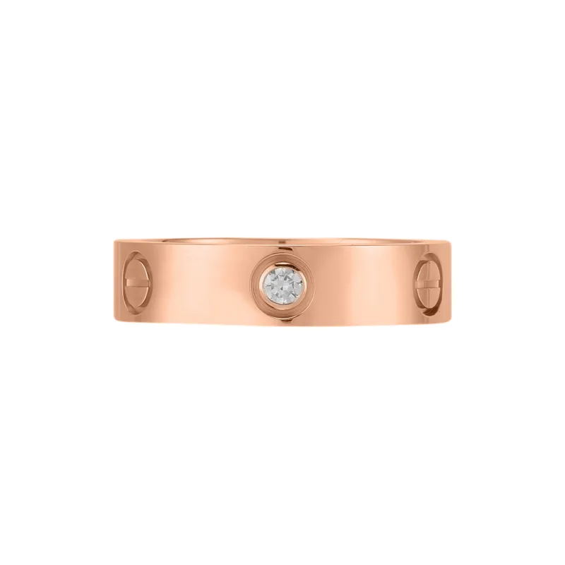 CARTIER LOVE Series 18K Gold Rings Men's-1
