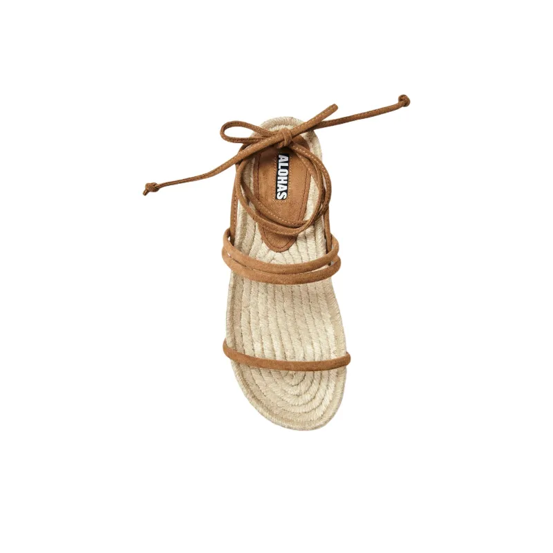 ALOHAS Rayna One Strap Sandals Women's Tan-3