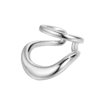 CENTURY&KINDLE S925 Silver Clip On Earrings Unisex