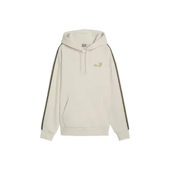 PUMA ESSTAPE Minimal Gold Hoodie Fl Forever Faster Sweatshirt Women's Snow White