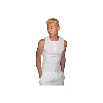 Weles Tank Tops Men White