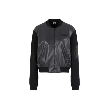 EMPORIO ARMANI EA7 FW24 Sweatshirt Women's Black
