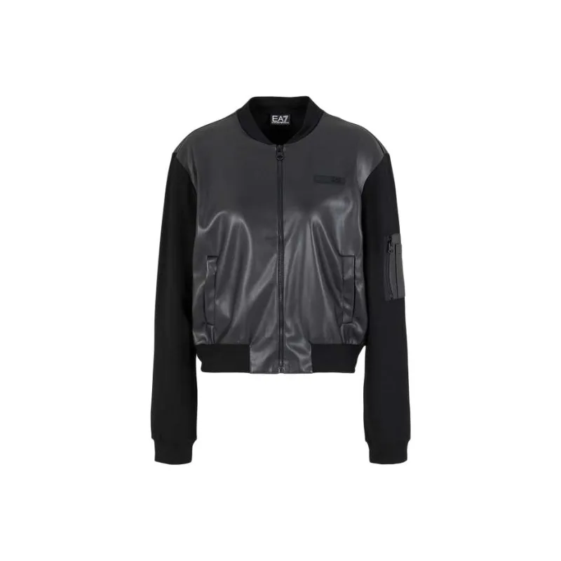 EMPORIO ARMANI EA7 FW24 Sweatshirt Women's Black-0