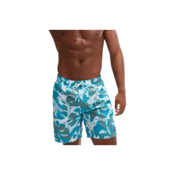 Speedo Swimming Shorts Men's Blue Green
