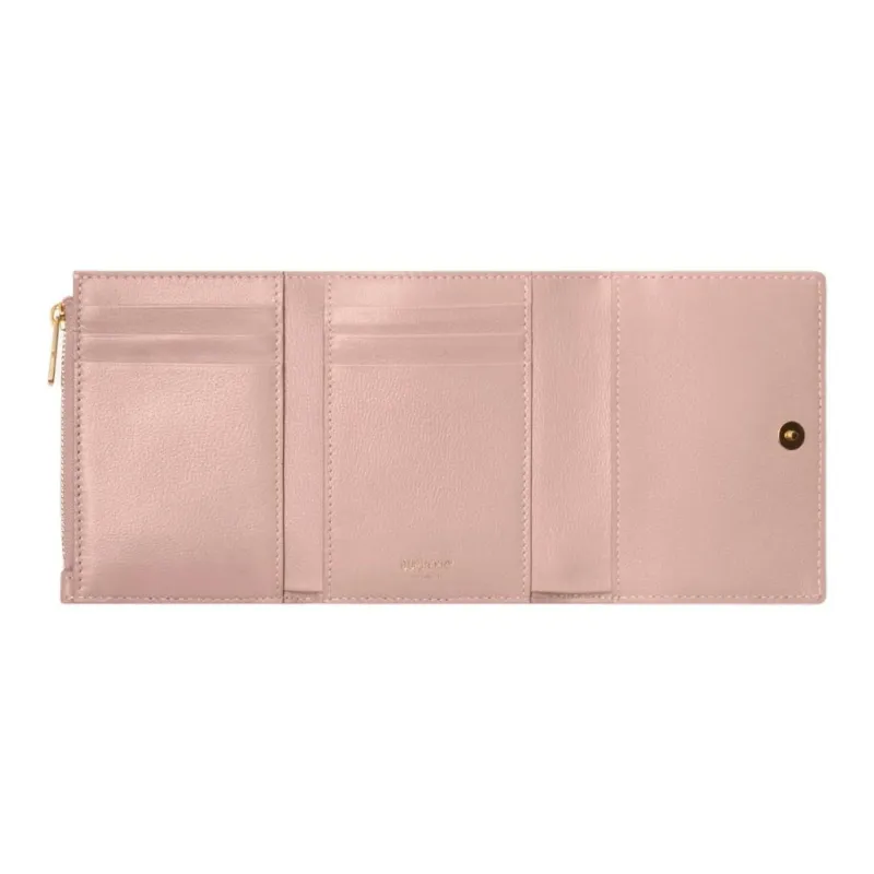 Burberry Calfskin Wallet Women's Rose-2