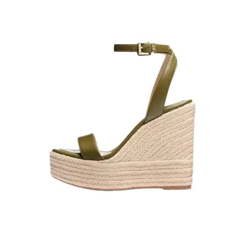 MICHAEL KORS Leighton One Strap Sandals 12.7cm Women's Green